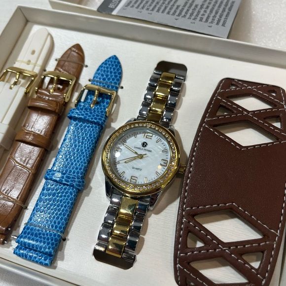 Danielle Swaebe Two Tone & Gold Watch set - Picture 7 of 12